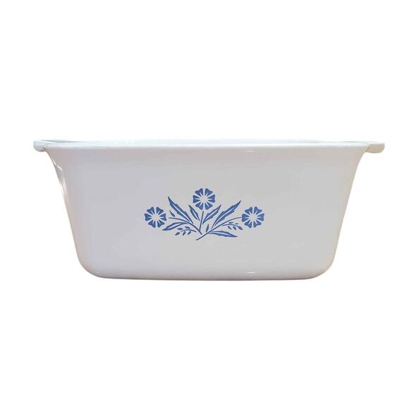 Corning Ware Blue Cornflower Meatloaf/Bread Pan Vintage - Picture 6 of 8